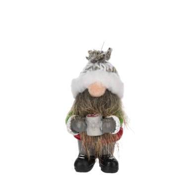 Snow Much Fun Gnome Pocket Charm Figurine -