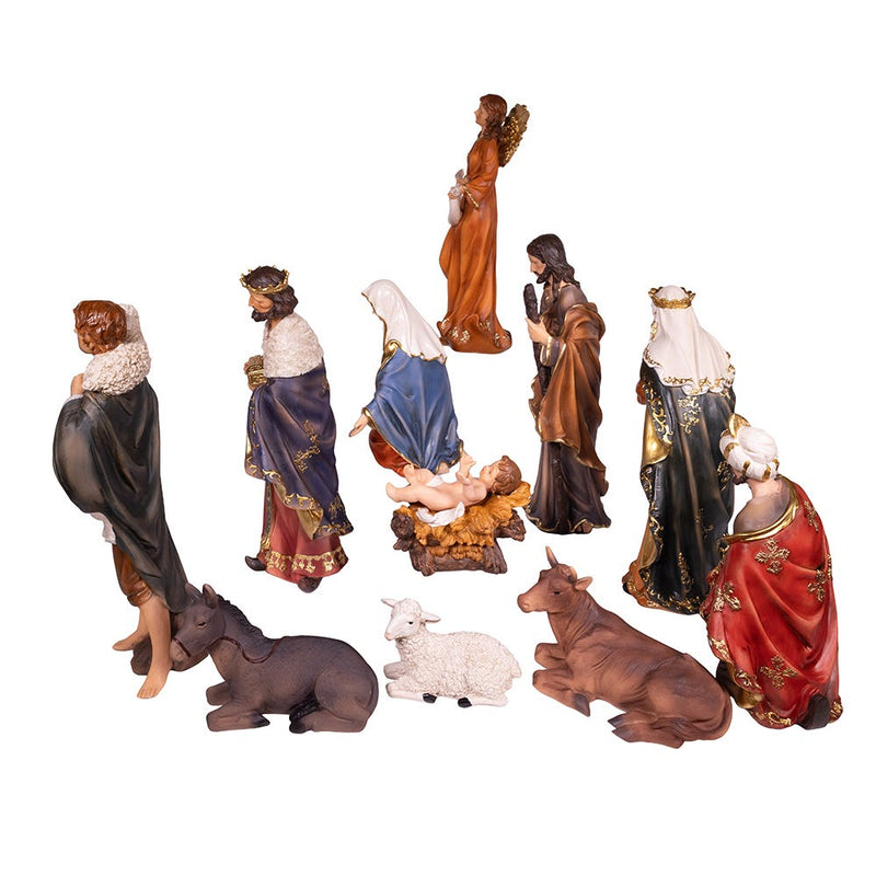 18" Nativity Table Piece - 11 Piece Set