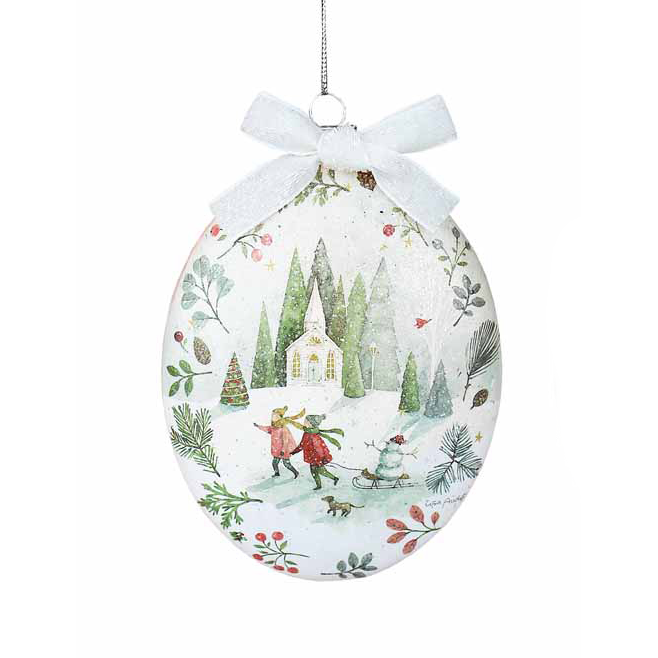 Magical Winterland  Lightable Ornament - Church