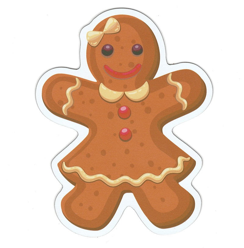 Large Flex Magnet - Gingerbread Girl Cookie