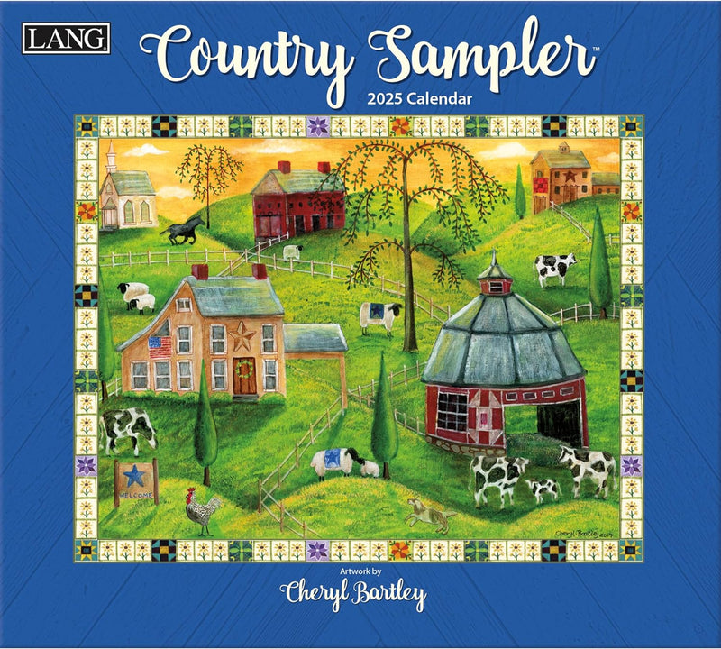 2025 Country Sampler Wall Calendar