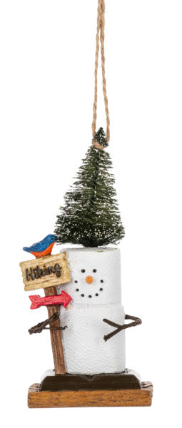 S'mores Outdoor Fun Ornament - Hiking