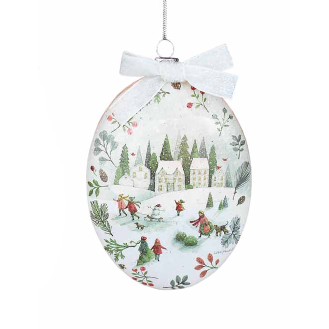 Magical Winterland  Lightable Ornament - Village