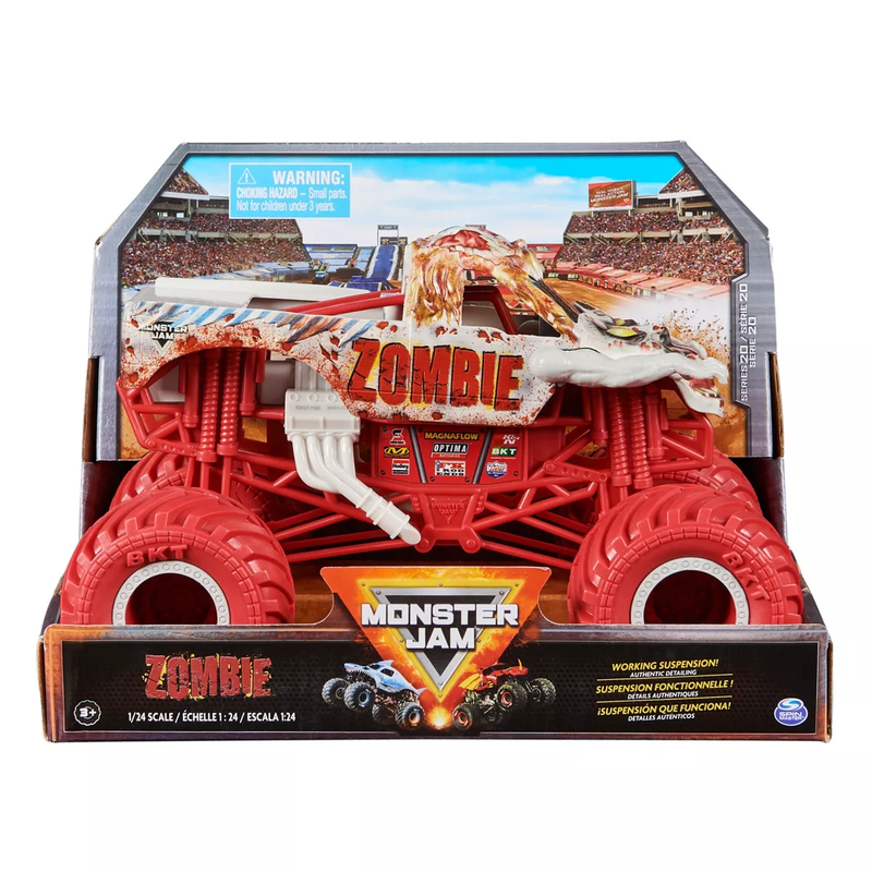 Monster Jam 1:24 Scale Monster Truck - Zombie