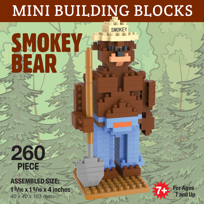 Mini Building Blocks - Smokey Bear