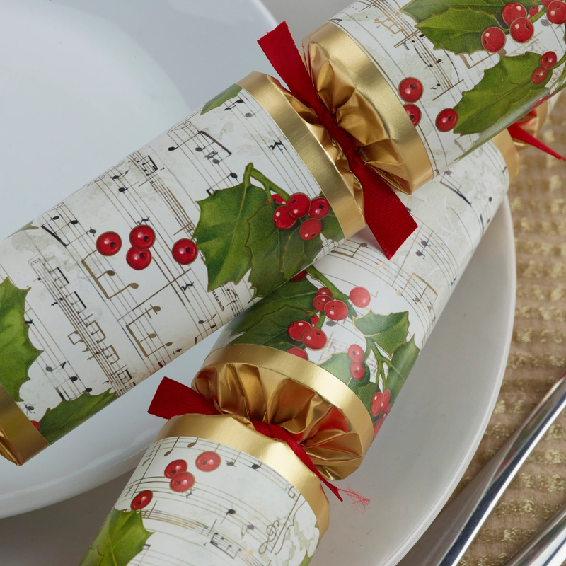 Concerto Holly Party Crackers