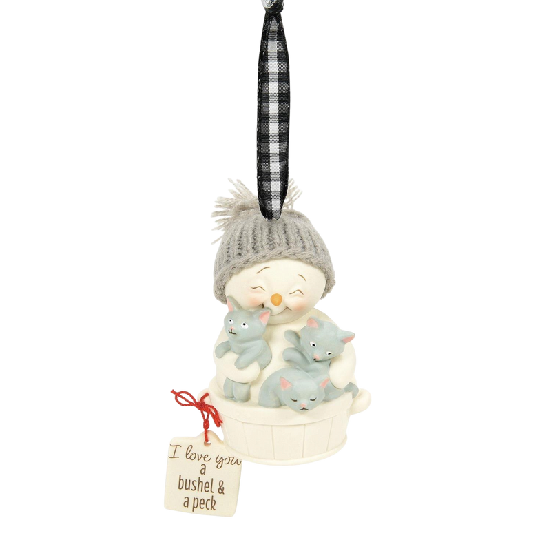 I Love You a Bushel & Peck - Snowpinions Ornament