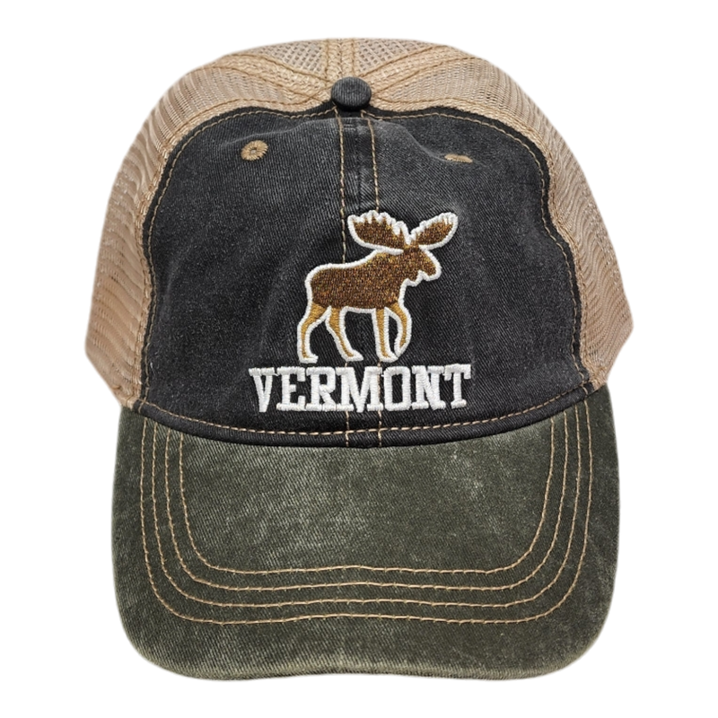 Two Tone Cap Vermont Moose