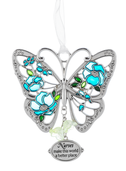 Butterfly Kisses Ornament -