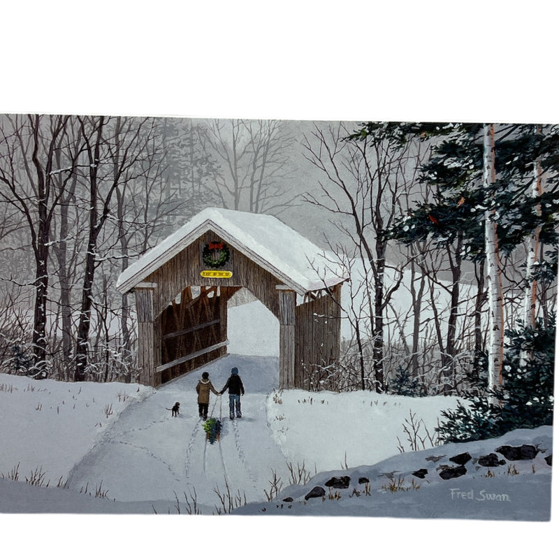 Fred Swan Christmas In The Hollow - Boxed Christmas Cards