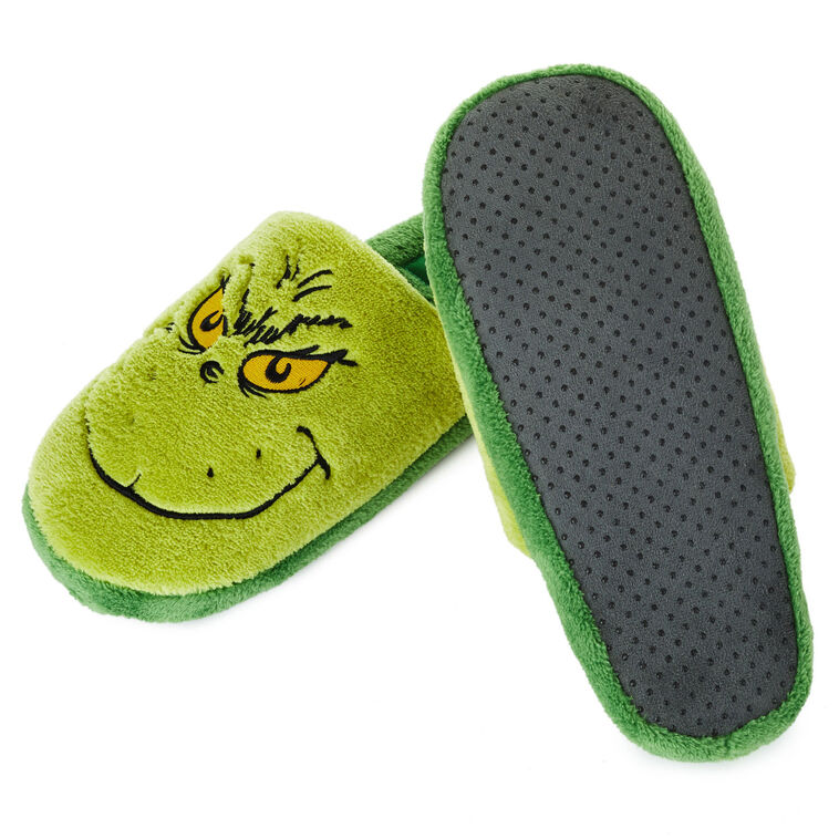 Grinch Slippers With Sound -