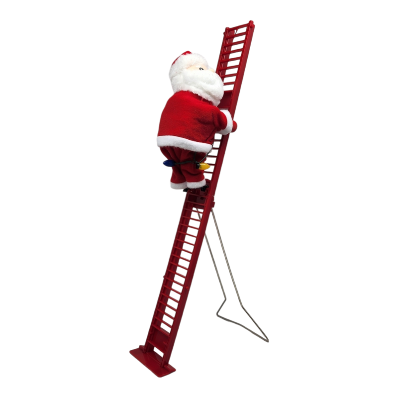 Tabletop Climber - Santa with Single Ladder