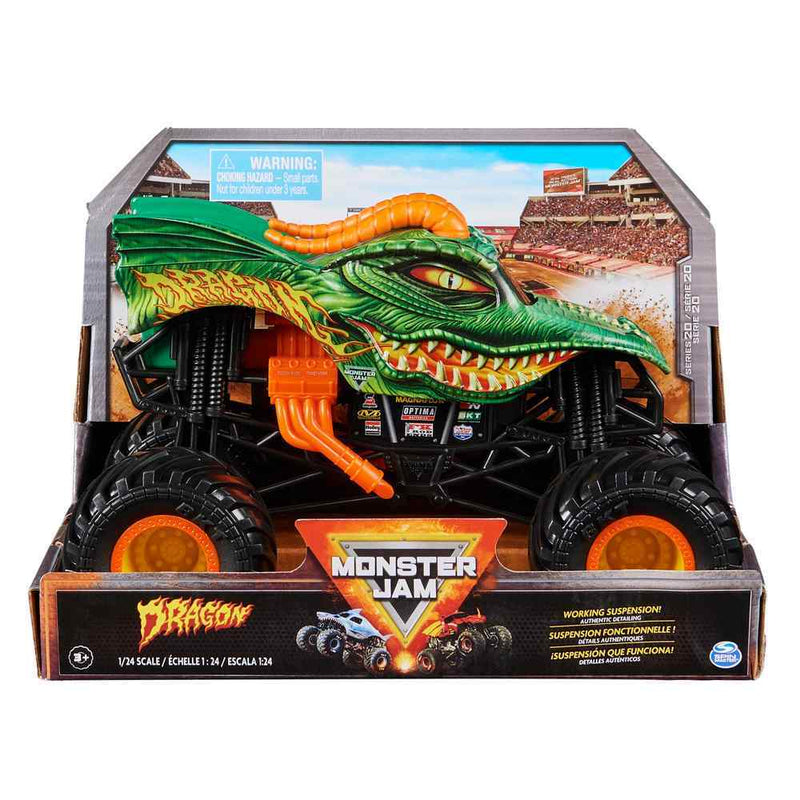 Monster Jam 1:24 Scale Monster Truck - Dragon