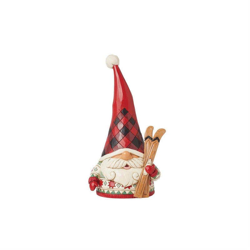 Highland Glen Gnome with Skis Figurine