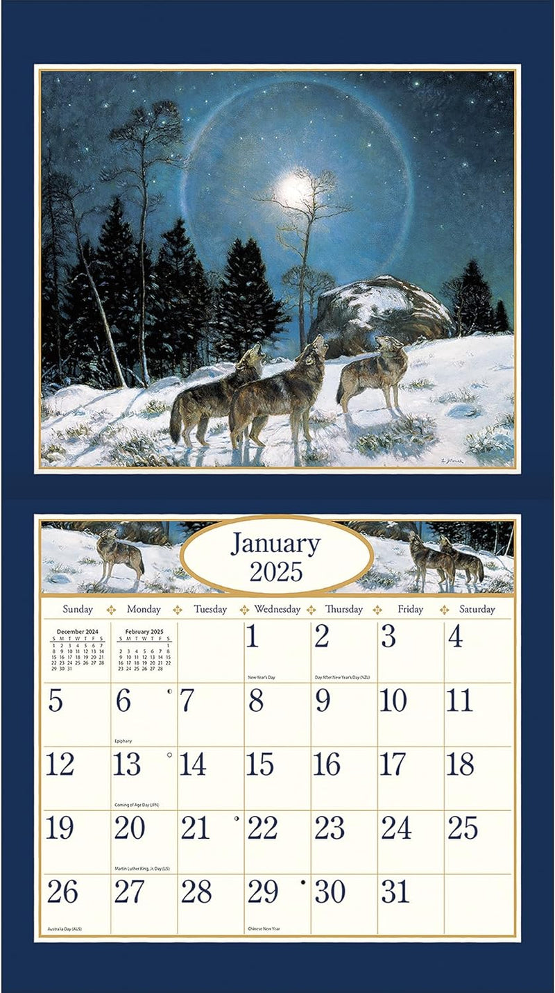 2025 Four Seasons Wall Calendar