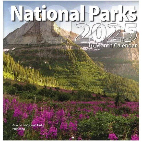 2025 National Parks Full Size Wall Calendar