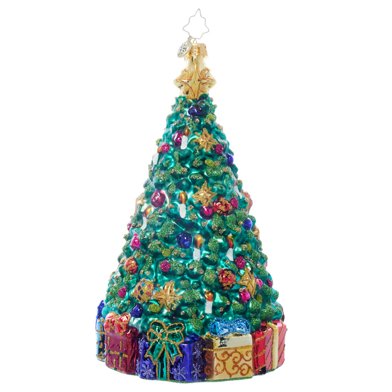 Twinkling Tree - Glass Ornament