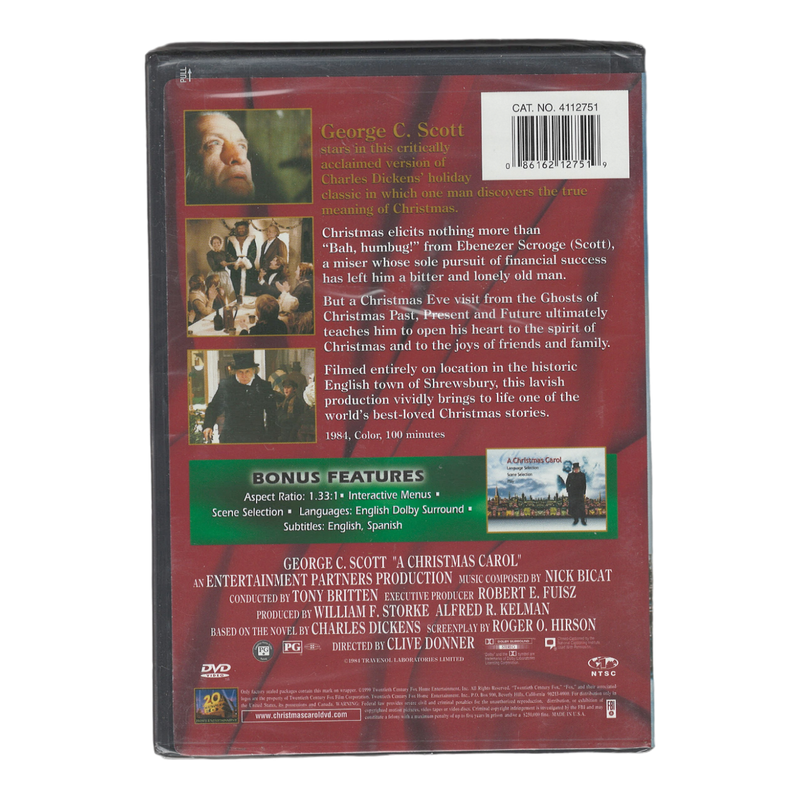 A Christmas Carol - George C Scott - DVD