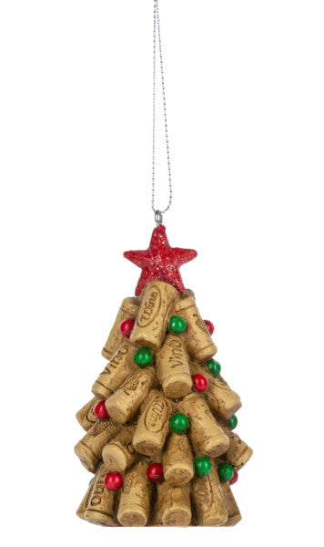 Wine Cork Tree Ornament