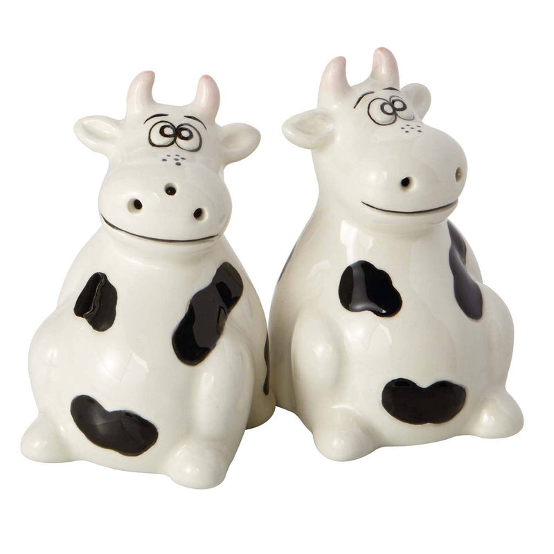 Cows Ceramic Salt And  Pepper Shakers