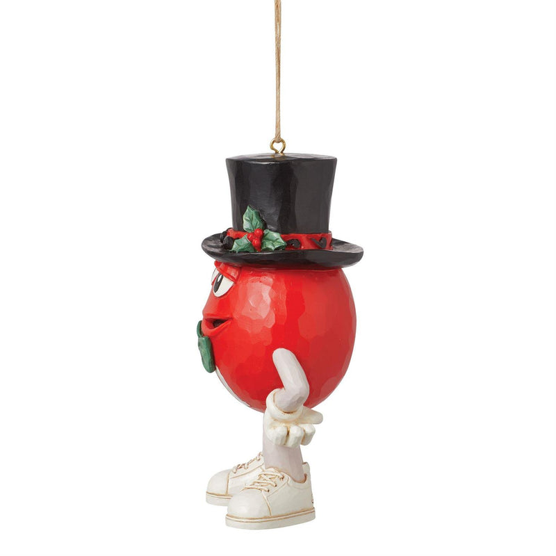 M&M'S Red Character in a Top Hat - Ornament