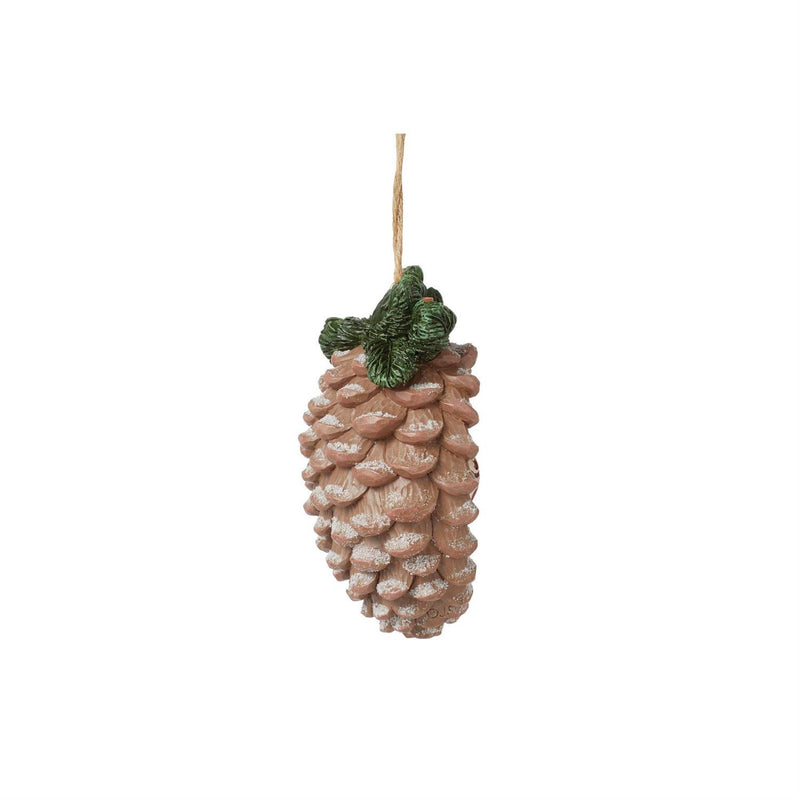 Highland Glen Pinecone Cardinal Ornament