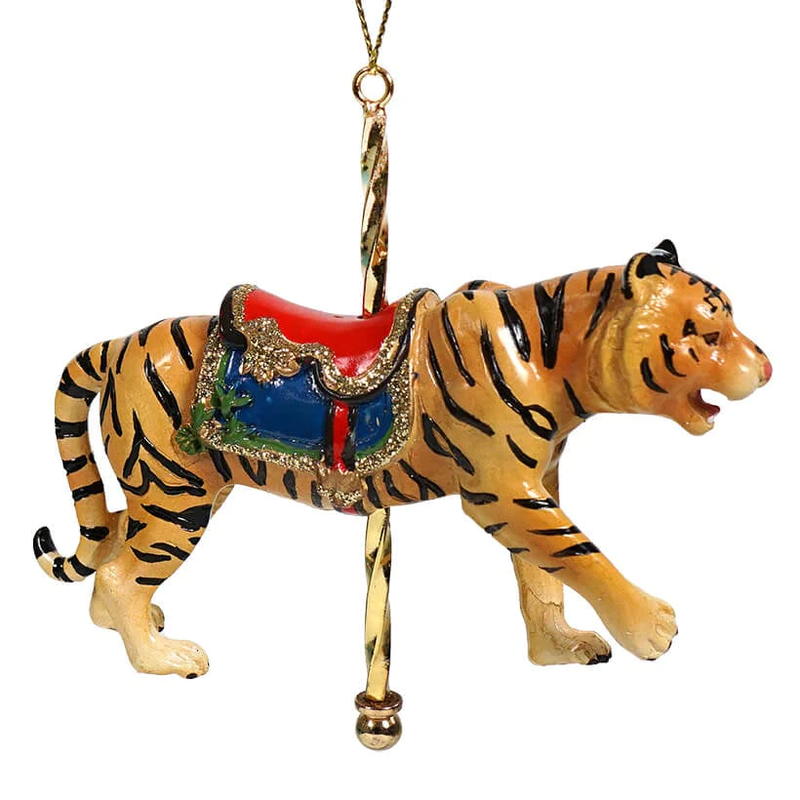 Resin Carousel Assortment Ornament - Tiger