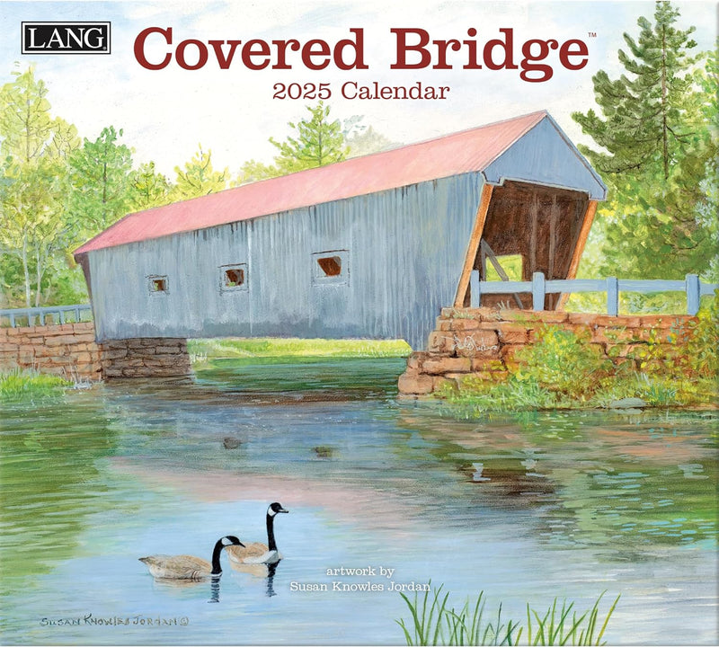 2025 Covered Bridge Wall Calendar