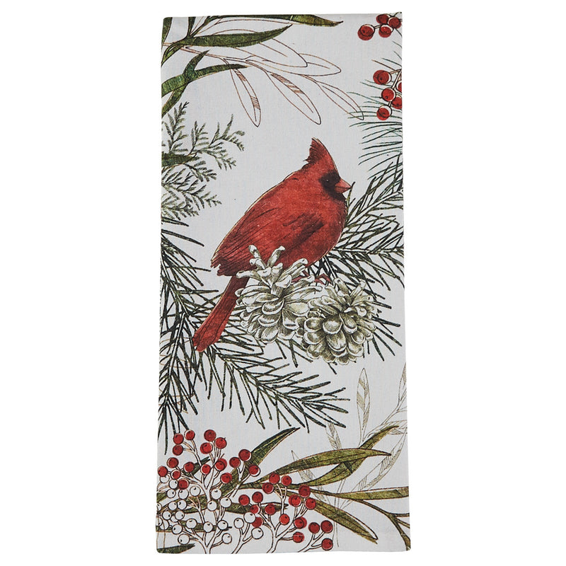 Nature Sings Cardinal  Dish Towel