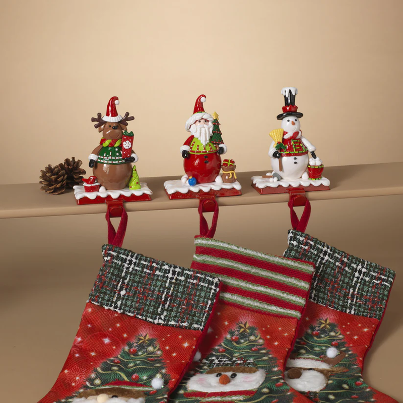 Whimsical Reindeer Stocking Hanger