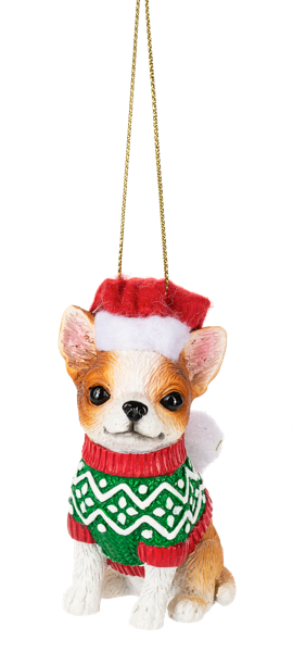 Santa Paws - Dog Ornament - Chihuahua