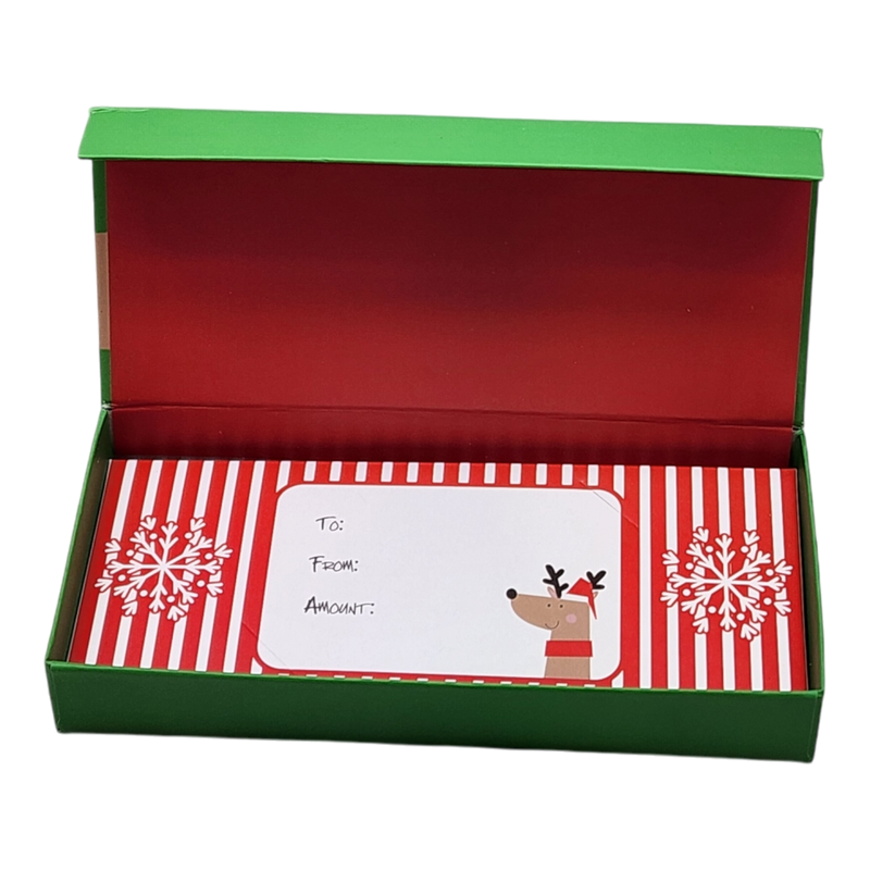 Money / Gift Card Holder - Joy Reindeer