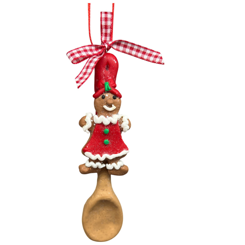 Clay Dough Holiday Spoon Ornament