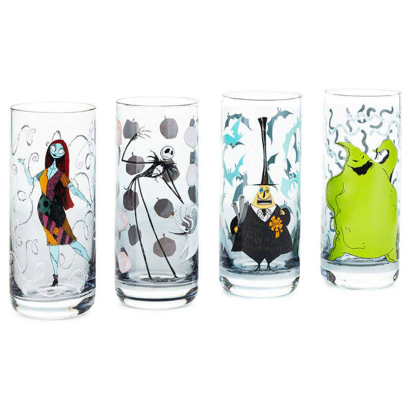 The Nightmare Before Christmas Color-Changing Drinking Glasses - 4 Piece Set