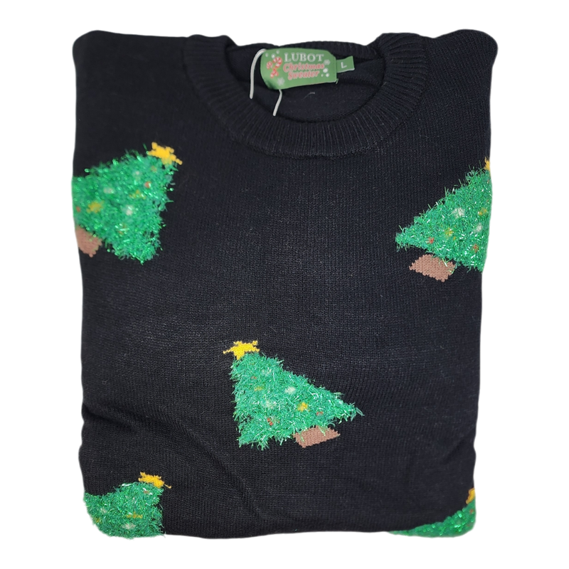 Festive Christmas Sweatershirt  - Tinsle Tree -