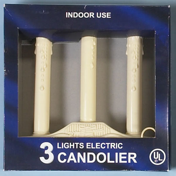 Electric Ivory Triple Candle