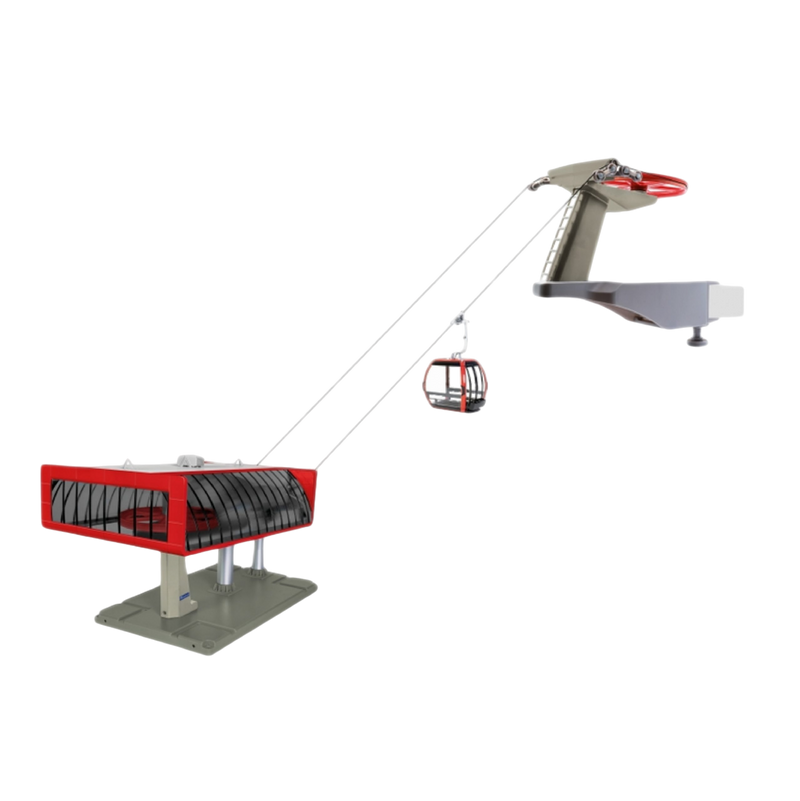 Jägerndorfer Ski Lift D-Line Luxe Red 1:32