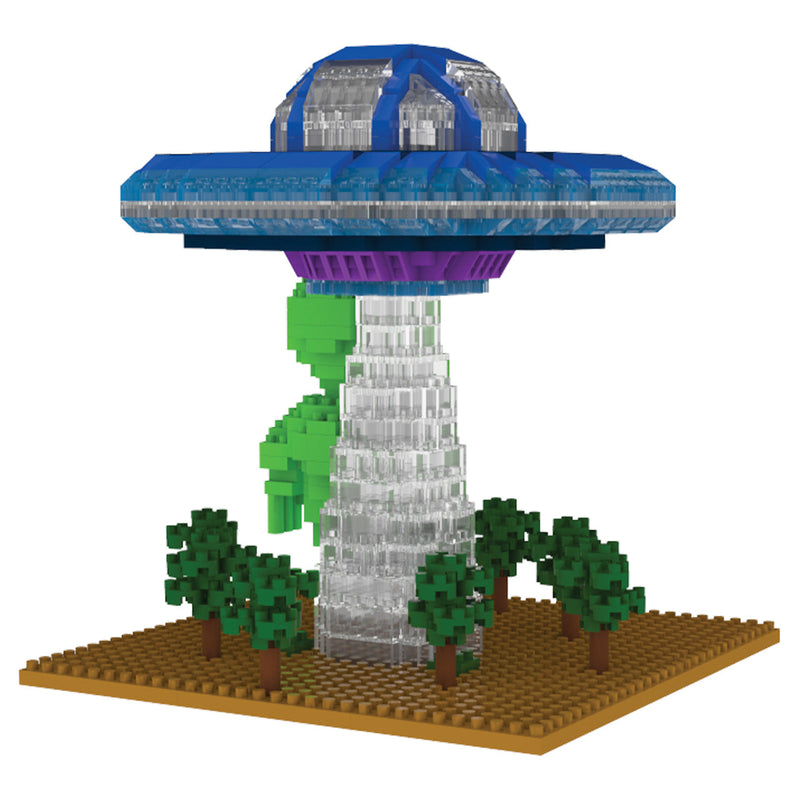 Mini Building Blocks - Space Alien and Spaceship