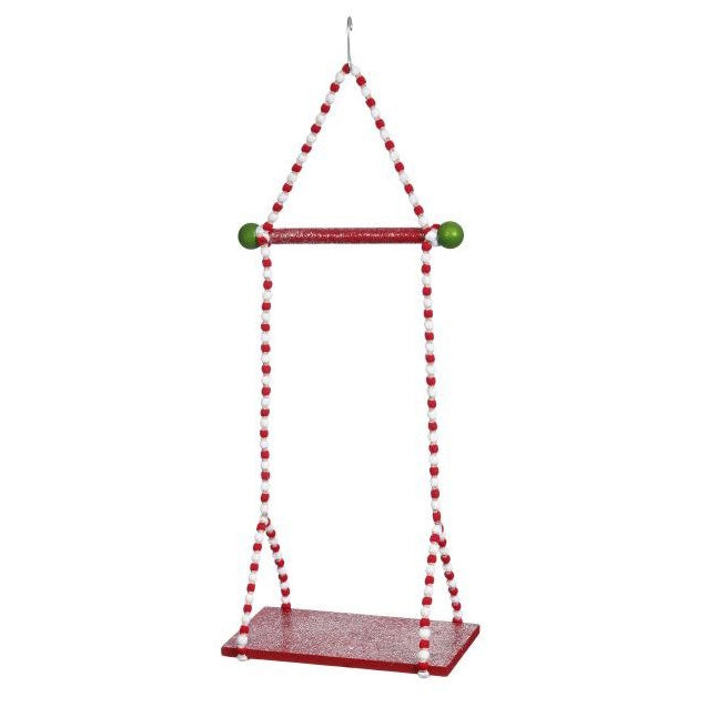 Double Elf Small Swing - Red And White