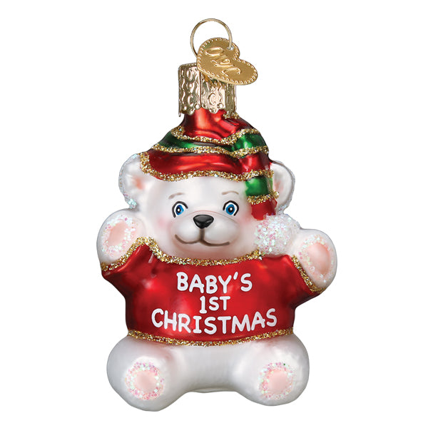 Baby's First Christmas Bear Ornament