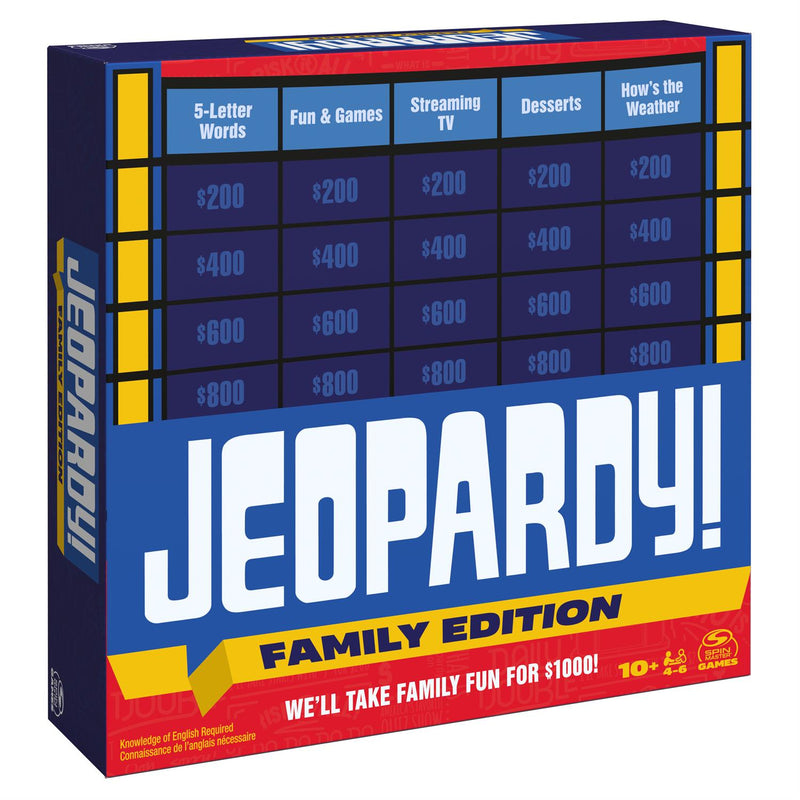 Jeopardy! Family Edition Board Game