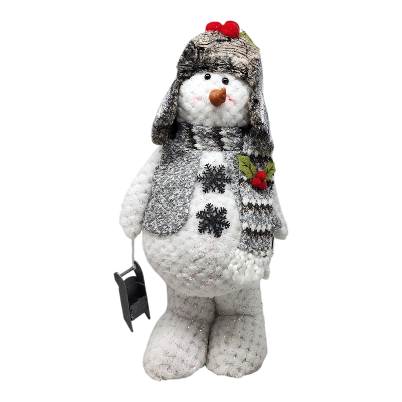 Plush Standing Snowman -16 Inch -