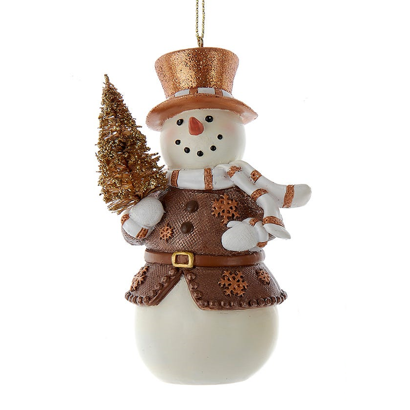 Enchanted Forest Snowman Ornament - Coat