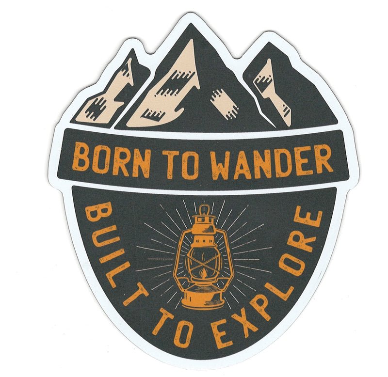 Large Flex Magnet - Born to Wander Built to Explore