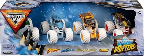 Monster Jam Set of 4  - 1:64 Scale Die Cast - Snow Drifters