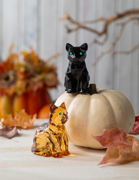 Acrylic Cat Figurine - Black