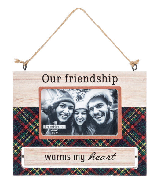 Spinning Frame Ornament - Our Friendship