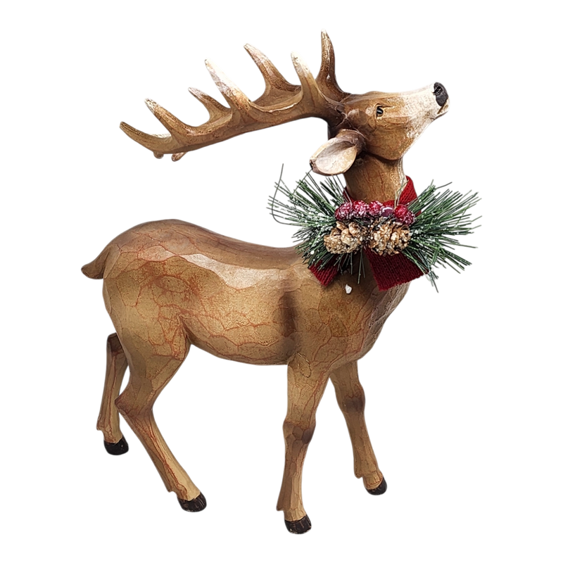 Resin Deer Figurine - Standing