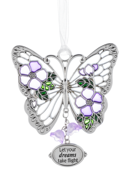 Butterfly Kisses Ornament -