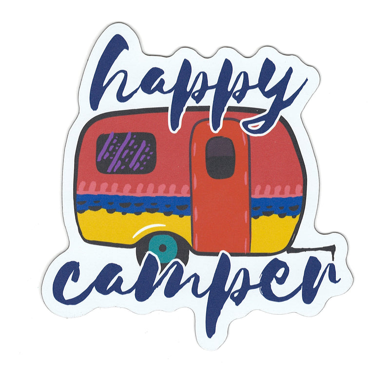 Large Flex Magnet - Happy Camper